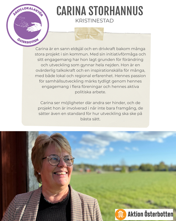 Vuoden paikallistoimija Storhannus
